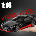 1:18 Mercedes-Benz AMG GTR k&otilde;rgsimulatsiooniga survevalu metallisulamist mudel auto heli ja valguse tagasit&otilde;mbamine kollektsioon Laste m&auml;nguasjad poistele kingituseks kaunistused punane