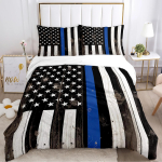USA UK Riigilipu Digitaalne Pol&uuml;ester Tekikott Voodipesukomplektid Pehme Tekikott ja Padjap&uuml;&uuml;rid Teismelistele &Uuml;hekohaline/Kahekohaline/Queen/King AU Double(180x210cm)