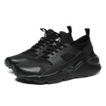 Meeste vabaajajalatsid Unisex Paksud tossud Hingavad Tennise naiste kingad V&auml;litingimustes Meeste jooksmiseks spordijalatsid 43 black