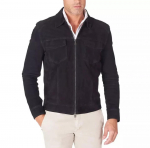 Uus K&auml;sitsi Valmistatud Biker Mootorratta Meeste Must Nahk Suede Lambanahast Jakk Ehtne 3XL must