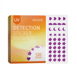 Eelhoe 120 tk UV-tuvastusplaastrid UV-testi kleebised p&auml;ikesekaitsekreemi jaoks p&auml;ikesekiirguse tuvastamise plaaster p&auml;ikesekaitse meeldetuletus ohutu 120pcs/box