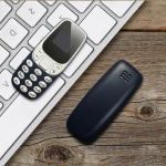 L8star BM10 minitelefon sinine Bluetooth mobiiltelefon kahe SIM-kaardiga madal kiirgus