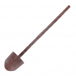 Halloweeni plastikust labidas Kerge eemaldatav labidas, kiirmonteeritav, simuleeritud roostes labidas Cosplay rekvisiit Halloweeni peoks