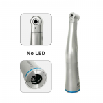 NICEDEN dental equipments fiber optic handpiece contra angle 1:1 with LED connect dental drill single spray micro motor Without LED