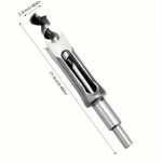 Puidut&ouml;&ouml;tlemise ruudukujulised puuriterad 6-30mm Manuaalne DIY puidust ruudukujulise augu avaja Laagriteras Puidust tapipuur Ruudukujulise augu puur 25mm