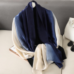 Luksuslik gradientne siidist sall, naiste br&auml;nd Solid naiste sallid, m&auml;hised Bandana Head Foulard Fashion Lady Hijab Pulma Pont&scaron;o 90x180cm