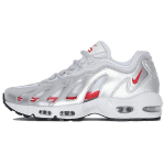 Supreme x Nike Air Max 96 Metallik H&otilde;bedased Meeste Tossud Speed-Red Clear CV7652-001 42