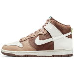 Nike Dunk High Light Chocolate Unisex tossud Pruun Sail Khaki DH5348-100 42.5 white