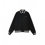 Nike Sportswear Authentics Varsity Jakk (Aasia suuruse m&auml;&auml;ramine) Must/Valge Meeste Streetwear DQ5011-010 L