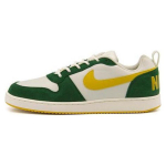 Nike Court Borough Low Premium Libisemiskindlad Vastupidavad Madalad Tennise-Skate Jalan&otilde;ud Meeste Tossud Valge Roheline Kollane 844881-100 40.5