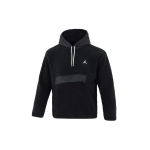 Jordan V&auml;rviplokkide ja n&ouml;&ouml;riga Faux Lambswool Plaaditud Fliisist Kapuutsiga Dressipluus Meeste Kapuutsiga Dressipluus Must DV1587-010 XXL