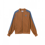 Adidas Originaalid Adicolor 70ndate Vintaaž Triibulise Logoga Pesapallijakk Naiste &Uuml;leriided Pruun IK7873 XXS