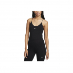 Nike Sportswear Chill Knit &Uuml;hev&auml;rviline Kitsa l&otilde;ikega Logotr&uuml;kiga Kombinesoon Naistele Kombinesoonid Must FN3659-010 XL