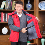 Meeste s&uuml;gis- ja talvine mugav sportlik kapuutsiga jakk Moodne veekindel ja fliisist paks soe mantel vabaaja vaba Parka 9XL 9XL punane