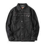 Suur Suurus 7XL Retro T&ouml;&ouml;riietus Denim Jakk Meestele L&otilde;tv Stiil Meeste Kevad-S&uuml;gis Denim Jakk 7XL must