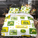 Poiste Traktoritr&uuml;kiga Voodipesukomplekt Meeste Ehitusautode Mustriga Tekikate Lastele Rasketehnika S&otilde;idukid Tekikate EU Single 135x200cm