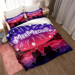 APHMAU Kawaii Aphmau Voodipesukomplekt Tr&uuml;kitud Voodikomplekt Padjap&uuml;&uuml;rikuga Tekikate Pehme Kuninganna Kuninga Suurusega Voodipesu Kodu T&auml;iskasvanud Poisid 70x133cm 2pcs