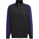 Adidas Originals Sooleneutraalne FW24 Br&auml;ndi logo Kolm triipu Seisukrae T&otilde;mblukuga jakk Unisex jakk Must Energy-Ink IZ4923 XL