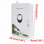0,6 g/ Osonaator &Otilde;hu Toidu K&ouml;&ouml;giviljade Sterilisaator Puhastaja Pesumasinad Kodumasinad 12W 220V 50Hz h Kaasaskantav Osooni Generaator