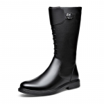 Mood meeste luksusmood k&otilde;rged mootorrattasaapad mustad trendikad originaalsed nahast kingad s&uuml;gis talv ratsasaapad lahedad pikad r&uuml;&uuml;tlisaapad 9