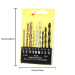 Puidupuuride komplekt 2mm 3mm 4mm 5mm 6mm 8mm 10mm Metallpuur Karbiidist otsik Lame saba Puur Betoon Kivi Tellised