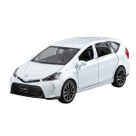 1/32 TOYOTA PRIUS Sulamist Auto M&auml;nguasi Valatud Mudel Heli ja Valgusega T&otilde;mmatav M&auml;nguauto Keskkonsooli Dekoratiivsed Kaunistused Kingitus Lapsele valge