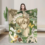 Peter Pan Tinkabel Sametine Tekk Lilleline Multikategelaste Tekk Diivanile Reisimiseks Superpehme Tekk Multifunktsionaalne 40x50in