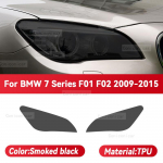 BMW 7. seeriale F01 F02 G11 G12 2009-2022 Auto Esitulede Suitsutatud Must TPU Kaitsekile Esitulede Toon V&auml;rvi Muutev Kleebis Smoked black