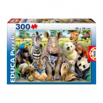 Puzzle 300 pi&egrave;ces : Animaux : Photo de classe