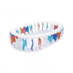 Piscine Gonflable pour Enfants - BESTWAY - El&iacute;ptica - Ovale - Vinyle r&eacute;sistant test&eacute; - Bleu sinine