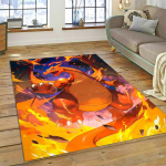 27 Stiili Charizard Charmander Tule-Pokemon Joonisfilm Dracaufeu Vaip Vaip Magamistoa elutoa Kodu Diivani Kaunistus, P&otilde;randamatt 40x60cm( 15x23in )