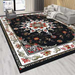 P&auml;rsia luksuslik punane vaip - suur suurus, libisemiskindel vaip elutuppa, magamistuppa, salongi, k&otilde;rvale - kodu kaunistav matt, diivani k&otilde;rval olev vaip 120x160cm