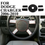Carbon fiber inner Steering Wheel Trim Cover For Dodge Chager Challenger Magnum