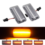 LED k&uuml;ljemarker-indikaatorlamp Voolava veega suunatuli VW Golf 2 3 Passat B3 Vento Jetta Seat Ibiza 2 Cordoba jaoks gray