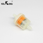 KELKONG New 10Pcs 4/25'' 4mm Hose Motorcycle Scooter Gasoline Filter Clear Inline Gas Fuel For Briggs Sratton 493629 691035 etc oranž