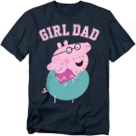 Popfunk Peppa Pig Isa siga T&uuml;druk Isa Unisex T&auml;iskasvanu T-s&auml;rk S mitmev&auml;rviline