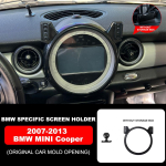 BMW X1/X2/X3/X4/X5/X6/X7/1/3/4/5/6/7 Seeria Autotelefoni Hoidik Keskjuhtimispuldi Fikseeritud Klamber Navigatsiooniekraani Hoidik For MINI Cooper