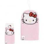 Gant de bain - CERDA - Hello Kitty - Exfoliation douce - Design kawaii - Lavable et r&eacute;utilisable