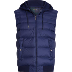 Polo Ralph Lauren Tikitud Hobuse Logo Kapuutsiga Kootud Spleissitud Puhvervest Meeste vestid 710760726-001 S blue