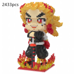 Demon Slayer Anime Klotsid Kamado Tanjirou Nezuko Agatsuma Zenitsu Rengoku Kyoujurou Kujud Mudel Nuga Klotsid M&auml;nguasjad No box