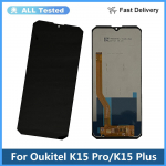 LCD-ekraani ja digiteerija t&auml;ielik koostis Oukitel K15 Plus K15 Pro jaoks