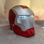 Avengers Raudmehe kiiver T&auml;iskasvanu Laps Mudel J&otilde;ulud Cosplay Kingitus 1:1 LED-valgustusega Ironman Maski tegevuskuju M&auml;nguasjad &Uuml;llatus Poisile