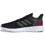 Adidas Asweerun Nylon Cushioning Slip Resistant Abrasion Resistant Low top Casual Running Shoes Men's Black Red White EE8445 44⅔