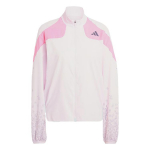 Adidas Adizero Tokyo Jakk Kirsipuu &Otilde;ite Muster K&uuml;ljel&otilde;hik V&ouml;&ouml;koht T&otilde;mblukk Spordi Pikk Varrukas Jooksujakk Naiste jakid KC1238 S