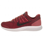 Nike Lunarglide 8 Comfortable And Lightweight Slip Resistant Abrasion Resistant Low top Casual Running Shoes Unisex Red AA8676-600 40.5