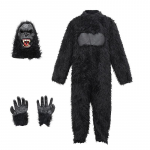 Laste Poisid T&uuml;drukud Loomad King Kong Gorillaga Kombinesoon M&uuml;tsikomplekt Halloweeni Rollim&auml;ng Riietumine Cosplay Kost&uuml;&uuml;m S must