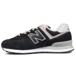 New Balance NB 574 Leather Low top Running Shoes Unisex Black Pink 2E Width ML574EGK(2E) 36