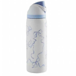 Blue bow water cup, travel mug