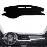 Car Dashboard Cover Mat Pad For Skoda Octavia A8  2024 Interior trument Sunshade Protect Carpet Rug Accessories Black(Black Edge)