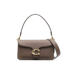 Coach Tabby 26 Kl&otilde;pskinnitusega Poleeritud Tekstuuriga Nahast K&auml;ekott Keskmine Naiste k&auml;ekotid Tumehall CH857-B4CBD Basic Set (Bag+Dust Bag)